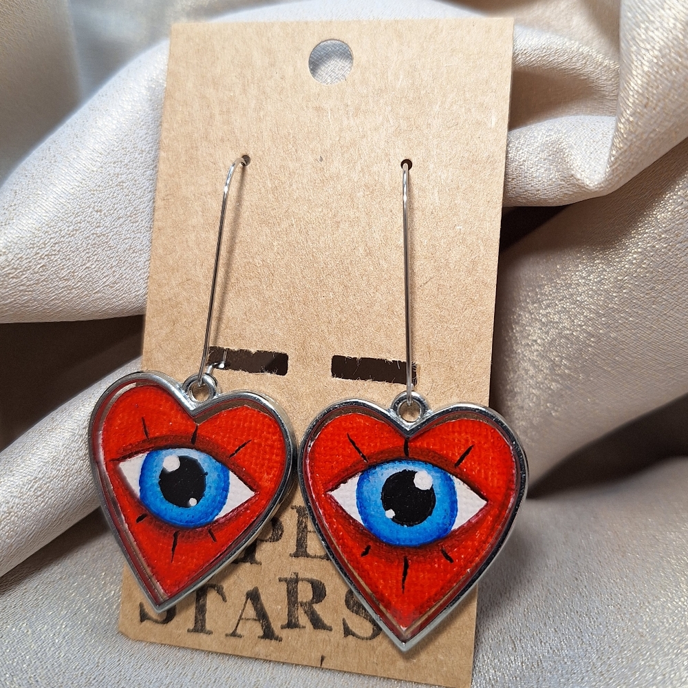 Hand painted earrings